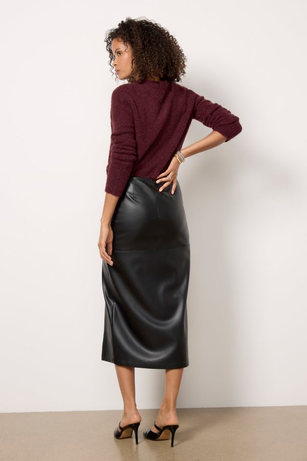 METROPOLITAN LEATHER SKIRT - Image 4