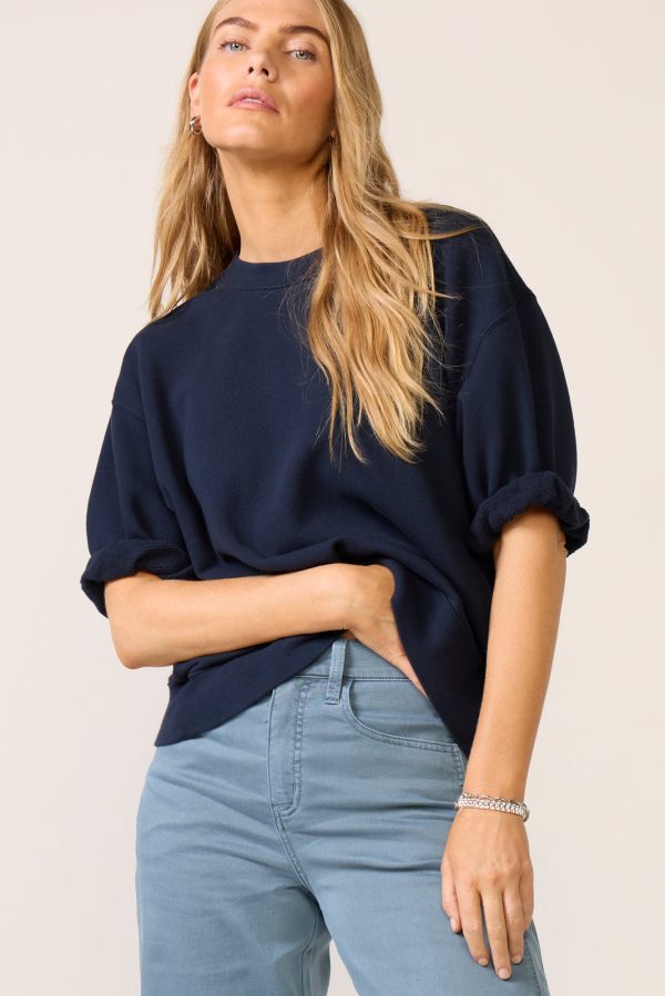 Rebecca Roll Sleeve Sweatshirt - Image 2