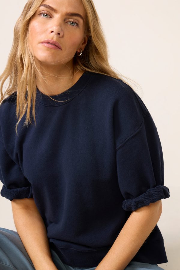 Rebecca Roll Sleeve Sweatshirt - Image 3
