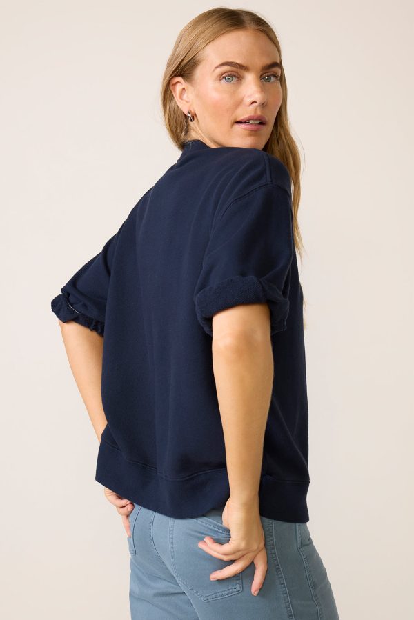 Rebecca Roll Sleeve Sweatshirt - Image 4