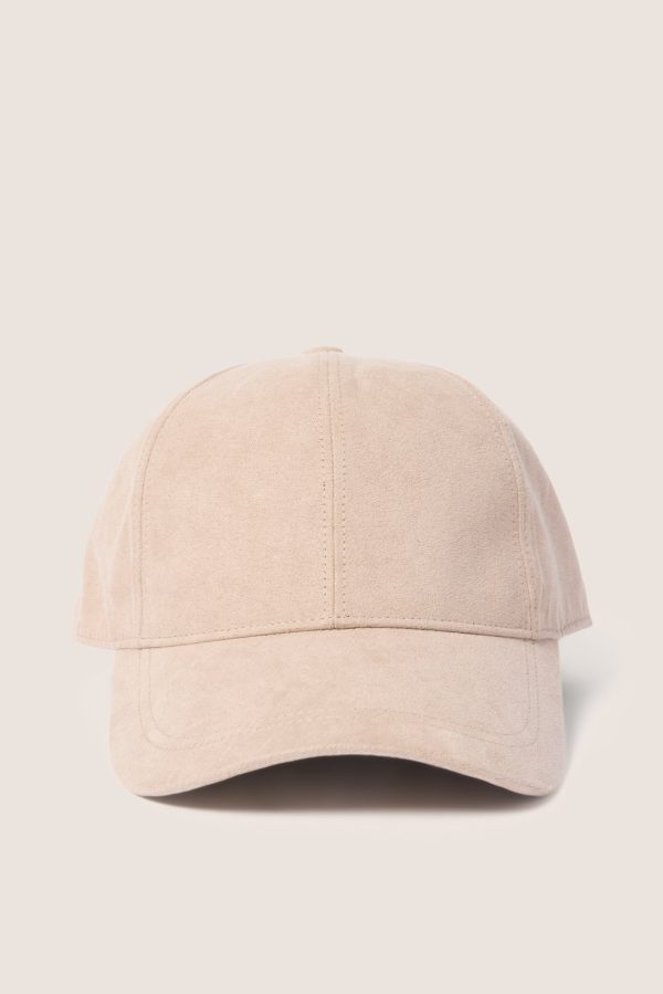 Faux Suede Baseball Hat