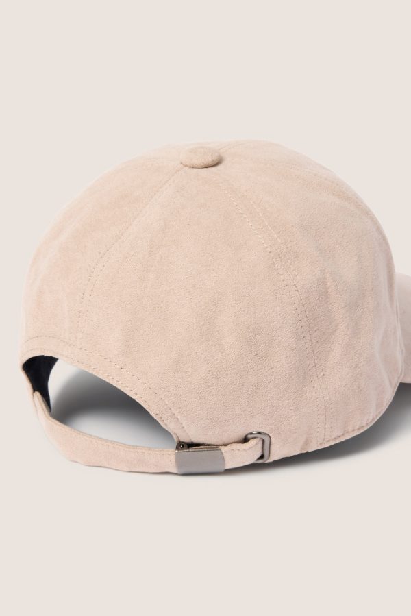 Faux Suede Baseball Hat - Image 2