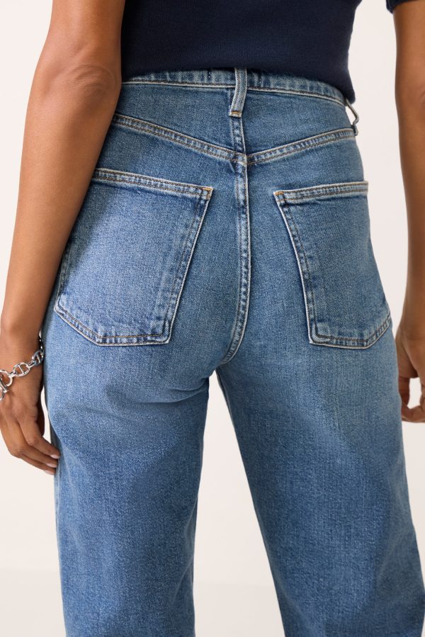 90s Pinch Waist Long Straight Jean - Image 3