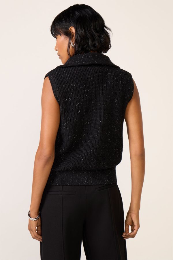 Hally Half Zip Rib Vest - Image 4