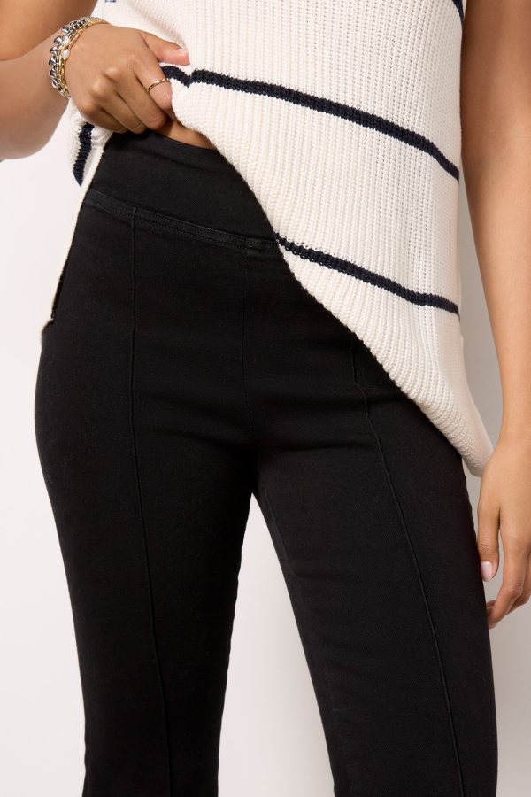 Jetset Crop Mini Boot Pintuck - Image 2