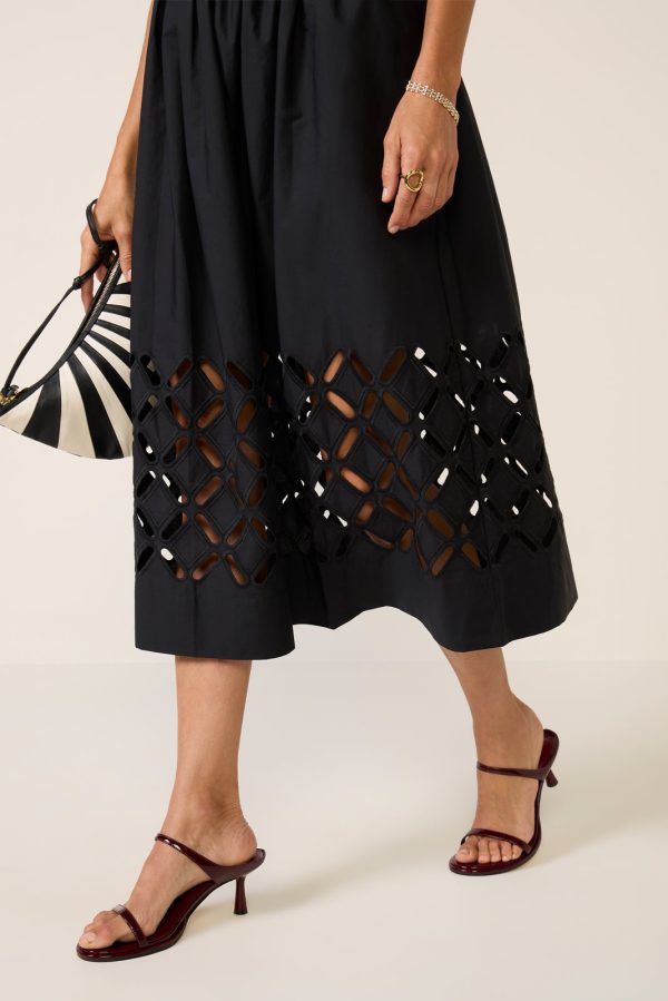 Nadya Cutout Mixed Media Dress - Image 2