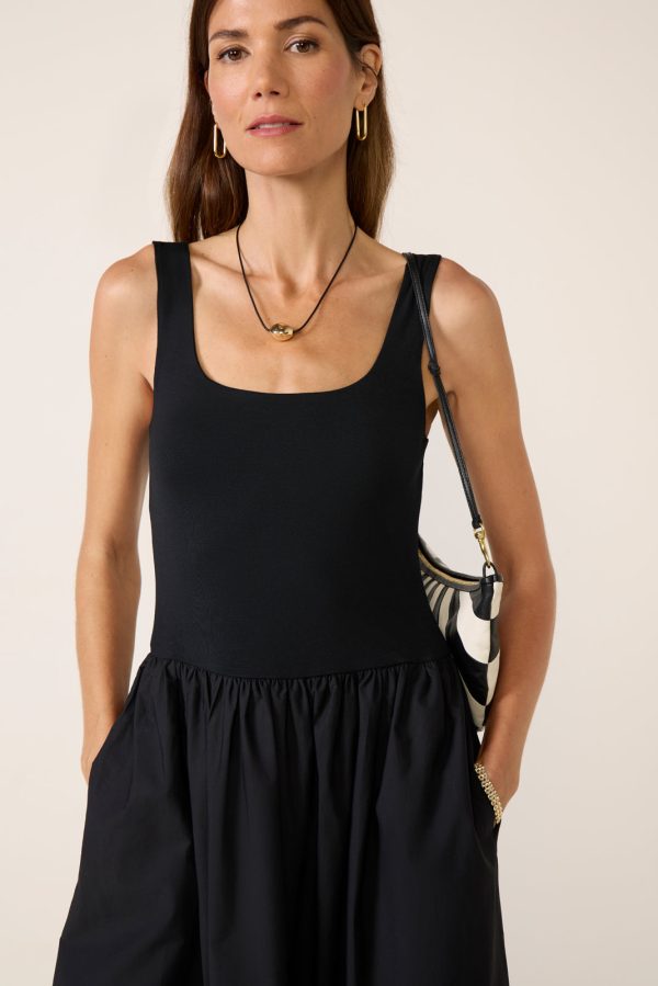 Nadya Cutout Mixed Media Dress - Image 3