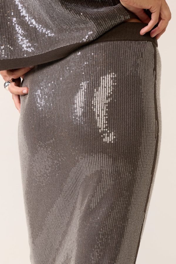 Sparkle Sequin Pencil Skirt - Image 3