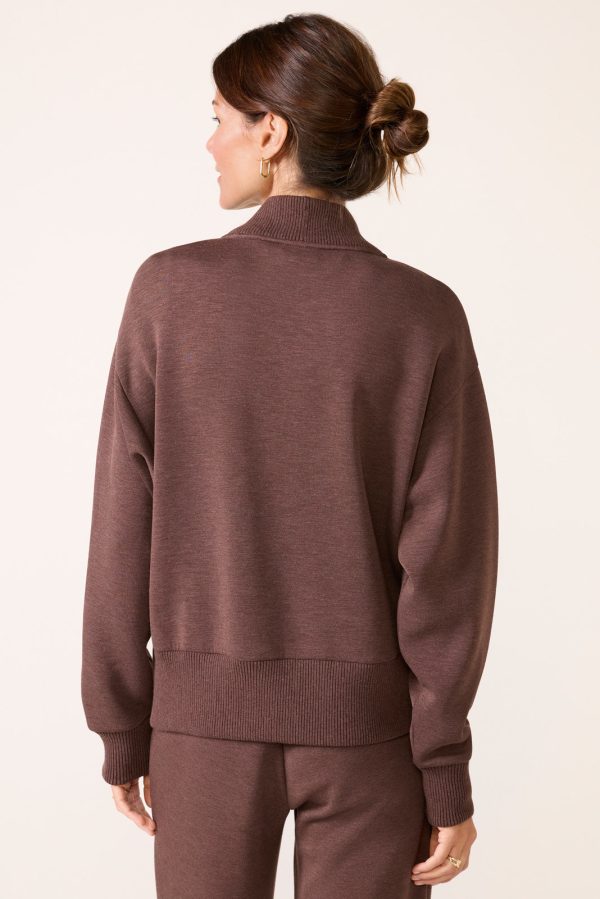 Sally Half Zip Sweat - Image 4
