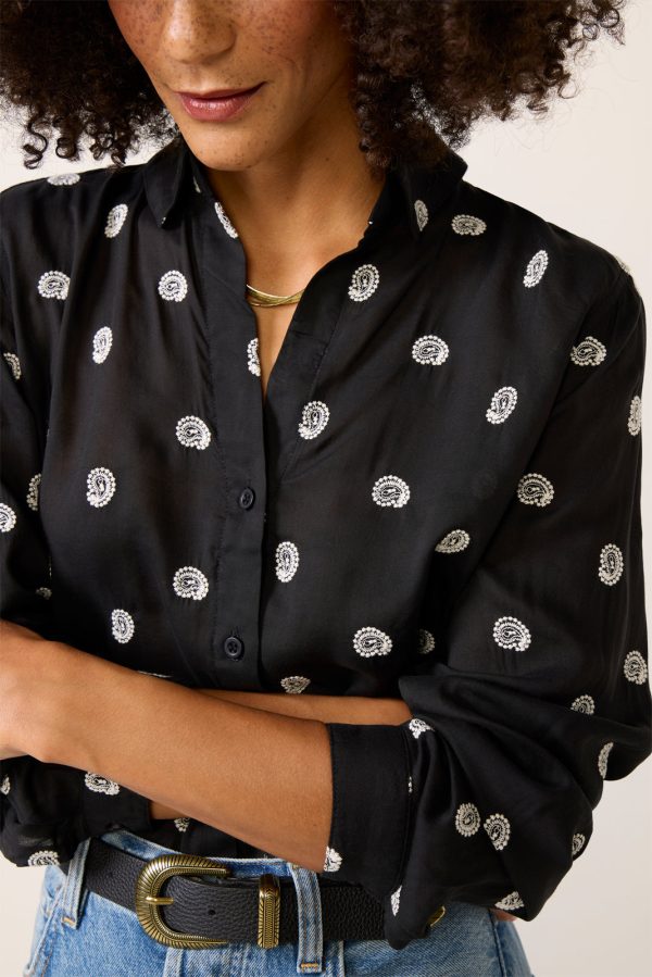 Paisley Embroidered Shirt - Image 3