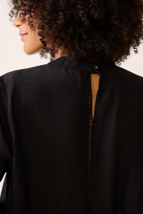 Ladder Lace Trim Blouse - Image 6