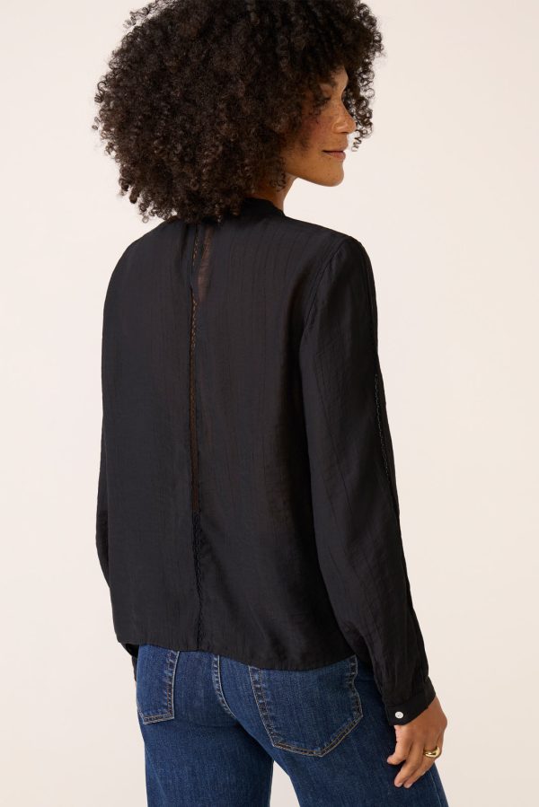 Ladder Lace Trim Blouse - Image 4