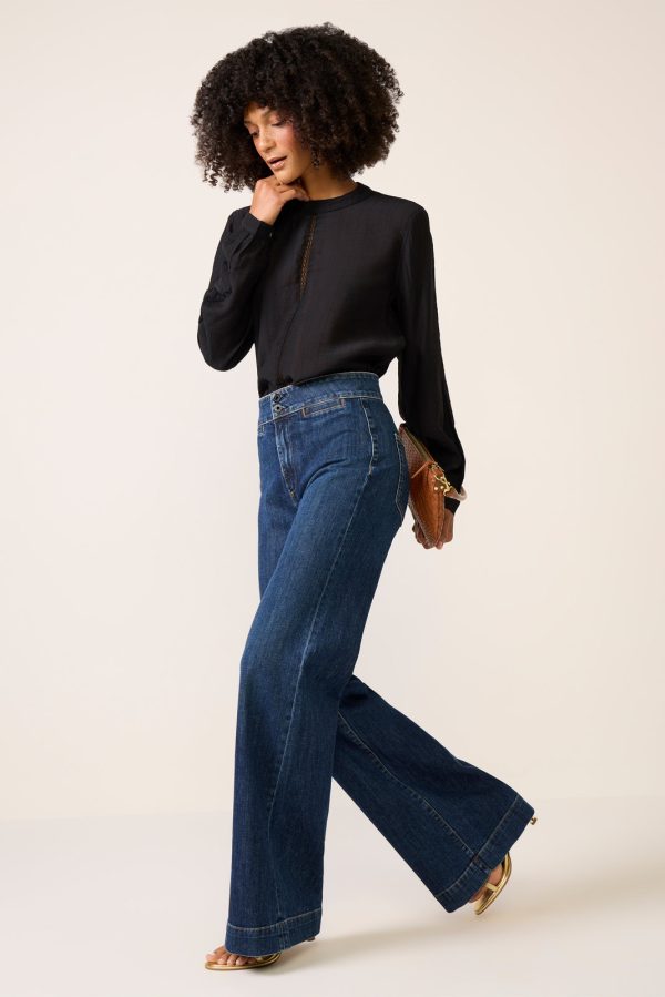 Ladder Lace Trim Blouse - Image 5