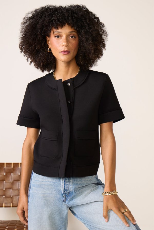 Cindy Short Sleeve Sleek Jacket - Image 3