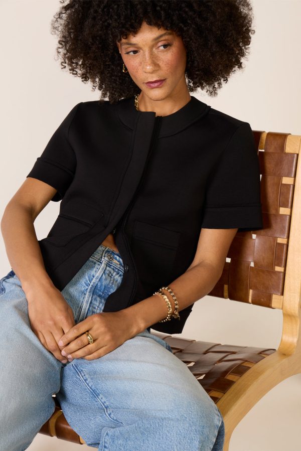 Cindy Short Sleeve Sleek Jacket - Image 5