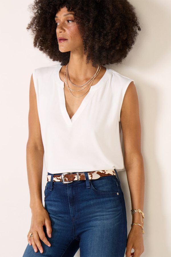 Bex Split Neck Tank - Image 2