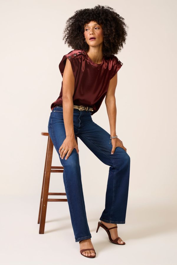 Lucca Satin Blouse - Image 5