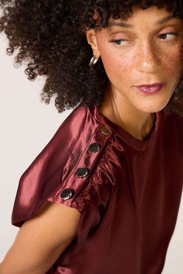 Lucca Satin Blouse - Image 3