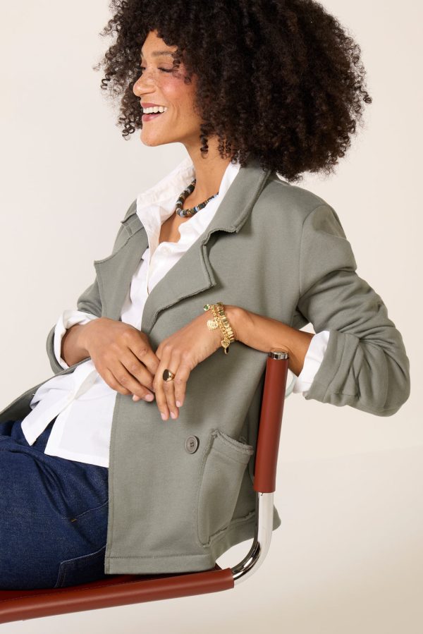 Diana French Terry Blazer - Image 3