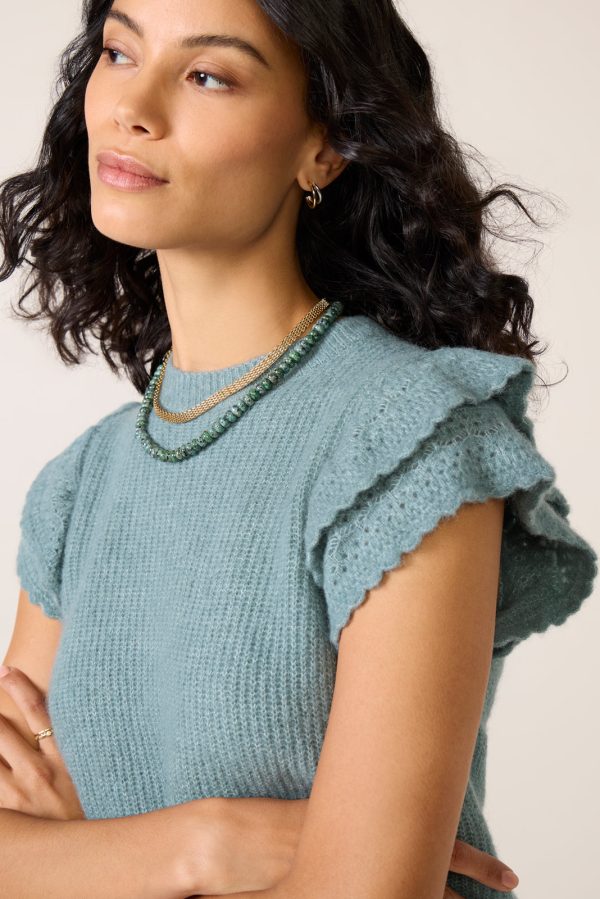 Stasia Flutter Sleeve Pullover - Image 2