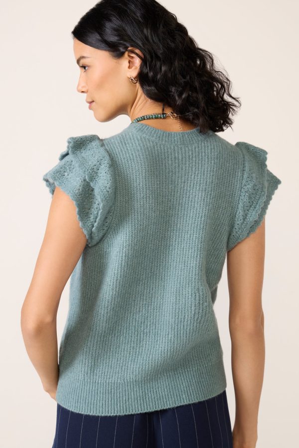 Stasia Flutter Sleeve Pullover - Image 4