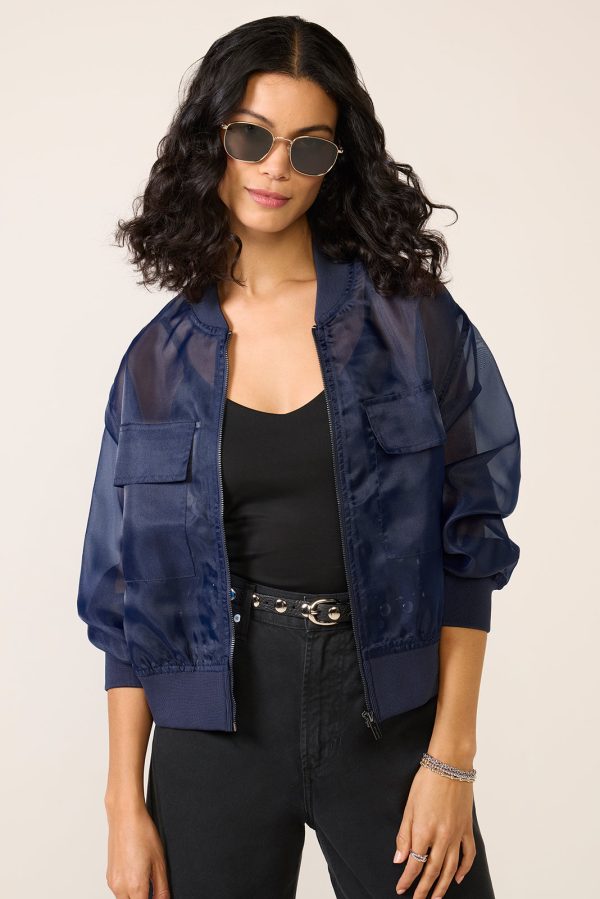 Skyline Organza Bomber - Image 3