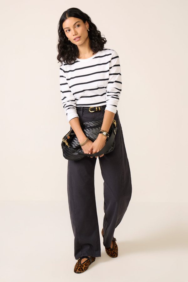 Ever Perfect Long Sleeve Stripe Tee - Image 5