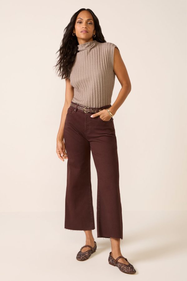 Saige Wide Leg Crop Jean