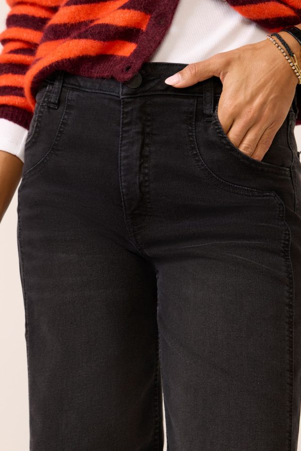 Meg Wide Leg 31` w Double Seaming Jean - Image 2