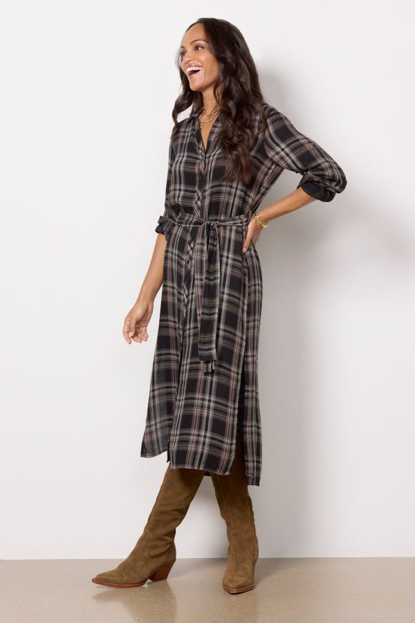 Long Sleeve Belted Duster - Image 3
