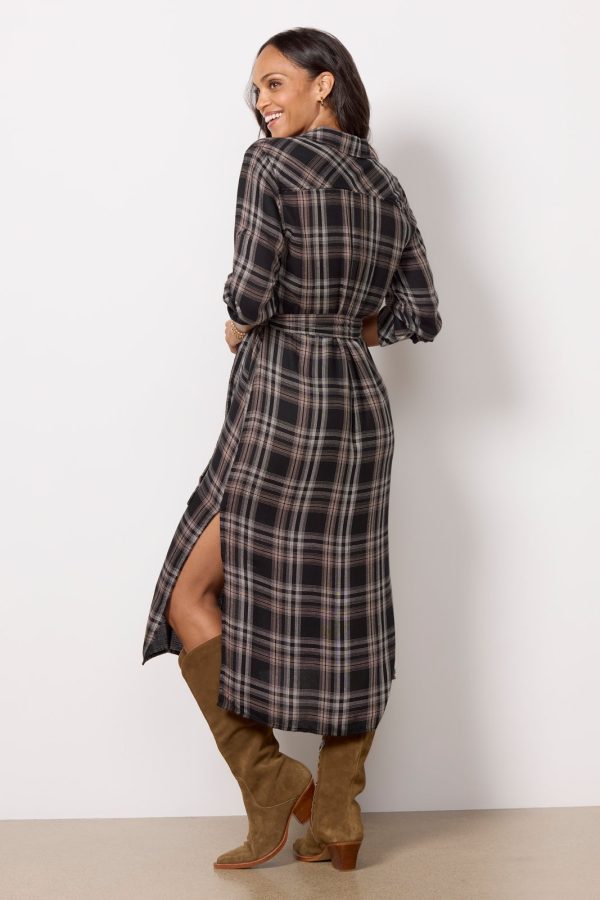 Long Sleeve Belted Duster - Image 5