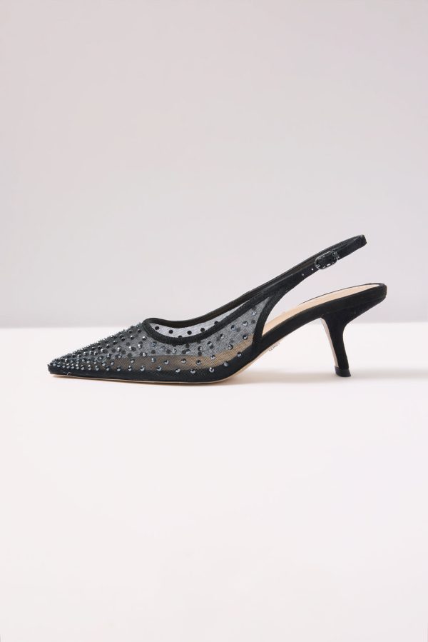 Bianka Mesh Sling Back Heel - Image 2
