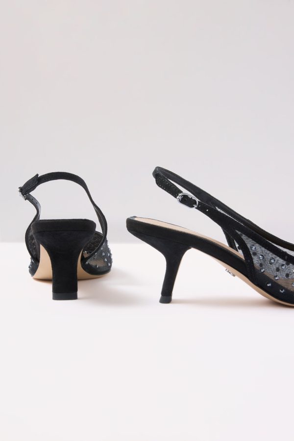 Bianka Mesh Sling Back Heel - Image 3