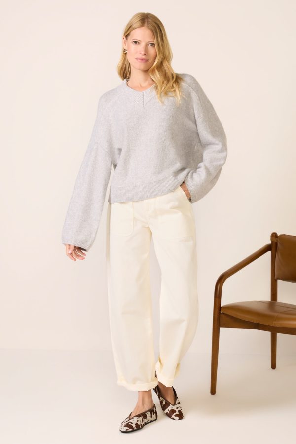 Dreamy High V Neck Sweater - Image 5