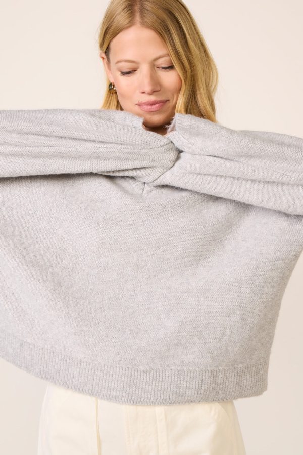 Dreamy High V Neck Sweater - Image 2