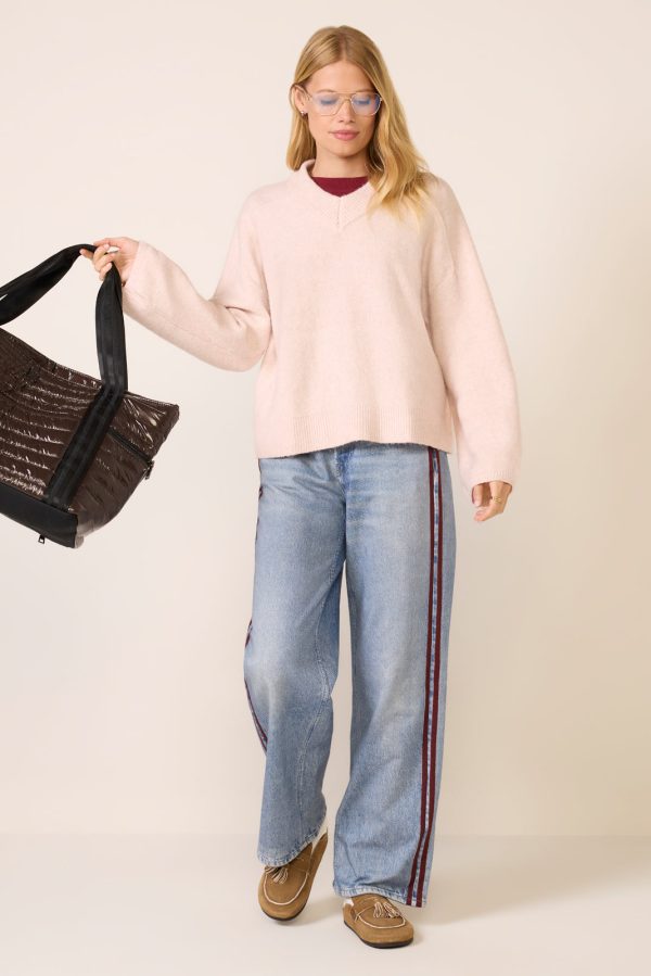 Dreamy High V Neck Sweater - Image 5