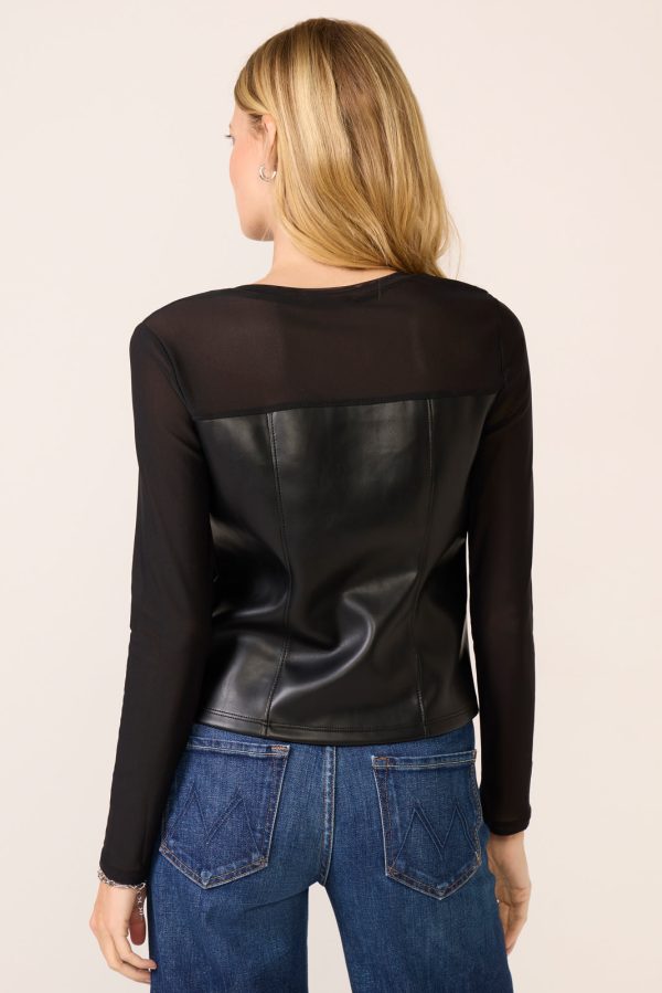 Faux Leather Corset Top - Image 4