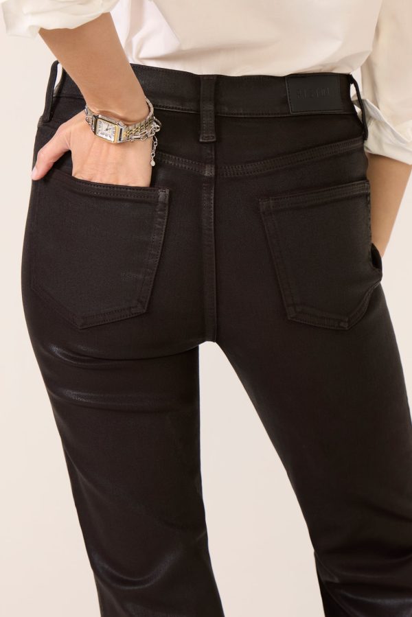 Coated Lennon Crop Bootcut Pant - Image 3