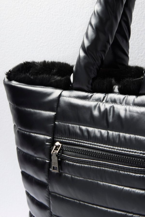 Duplex Reversible Fur Tote - Image 5