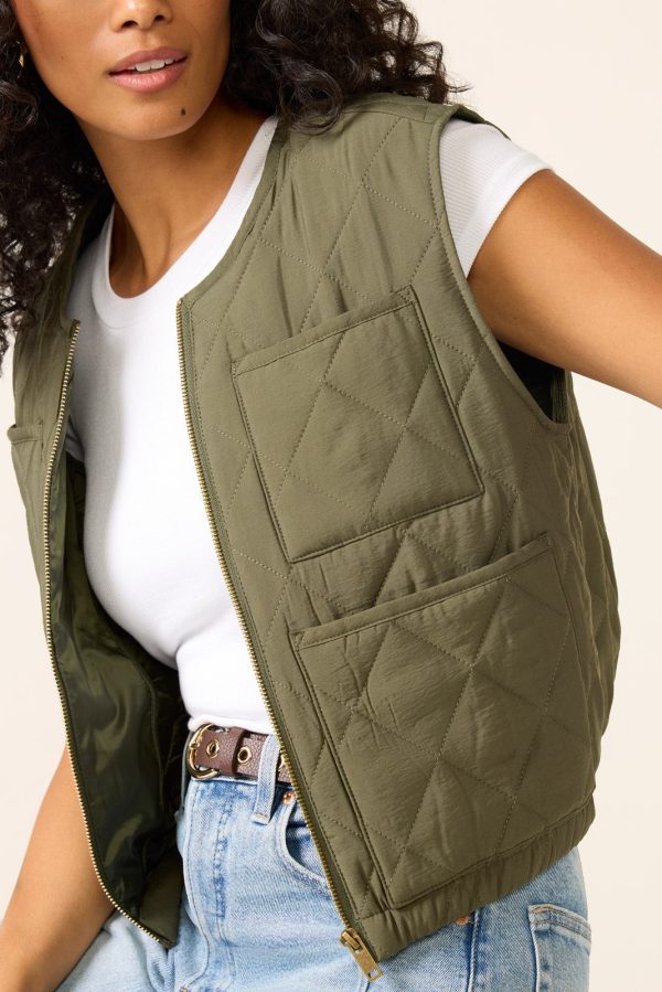 Theo Quilted Vest - Image 3