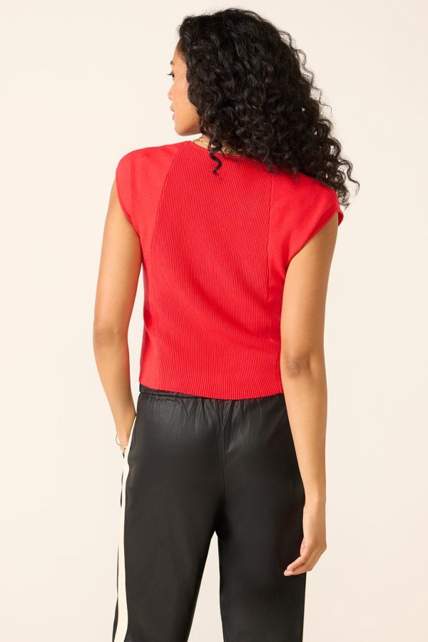 Millie Cap Sleeve Sweater - Image 4