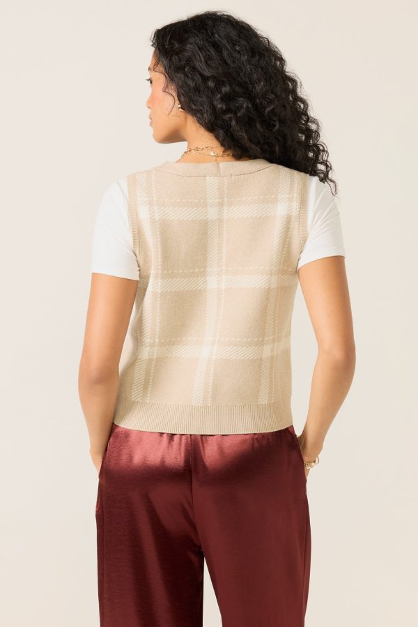 Oliver Plaid Sweater Vest - Image 4