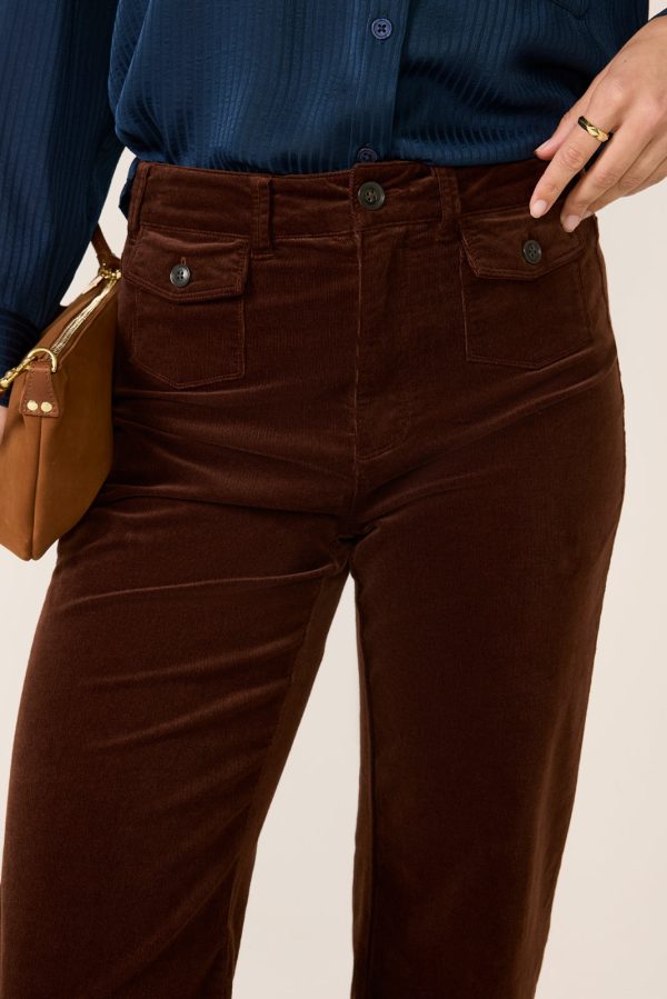 Leenah Bootcut Ankle w Mini Patch Pockets - Image 2
