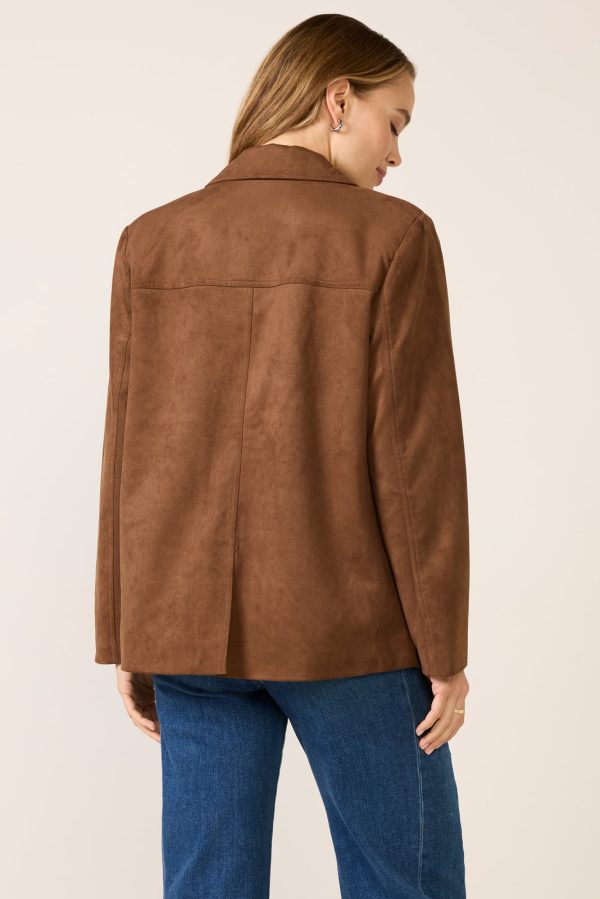 Salie Faux Suede Jacket - Image 4