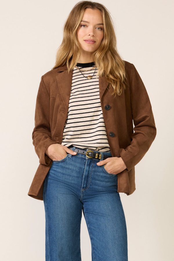 Salie Faux Suede Jacket - Image 2
