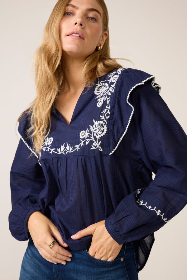 Sydney Embroidered Blouse - Image 2