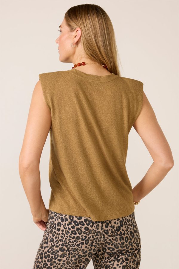 Celine Shoulder Pad Tee - Image 4