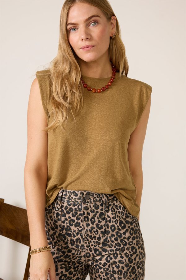 Celine Shoulder Pad Tee - Image 2