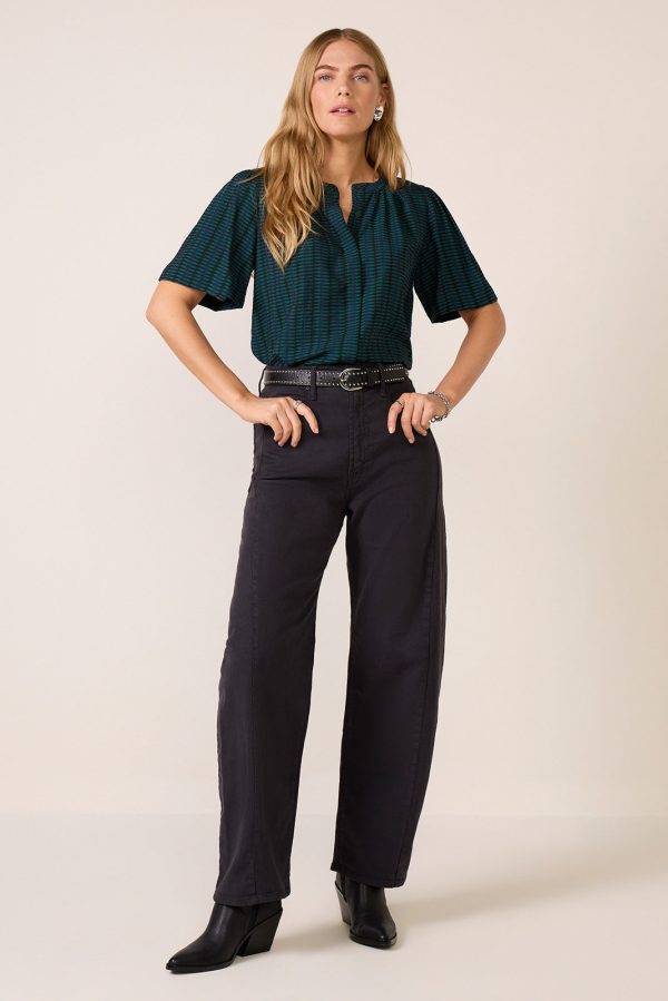 Mackenzie Split Neck Blouse - Image 5