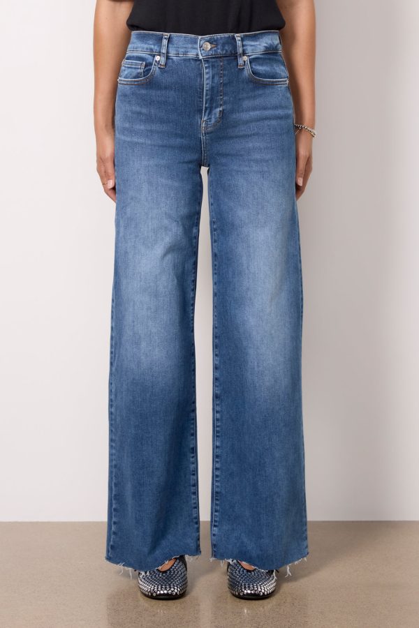 Le Slim Palazzo Raw Fray - Image 6
